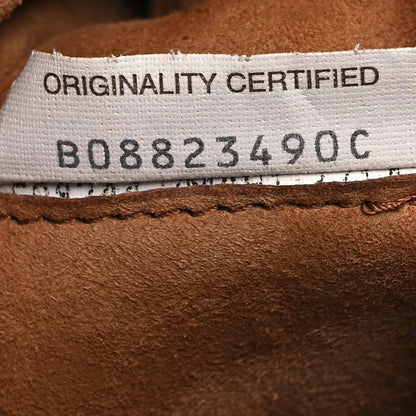 Bottega Veneta Grained Calfskin Maxi Intrecciato Medium Arco Nude