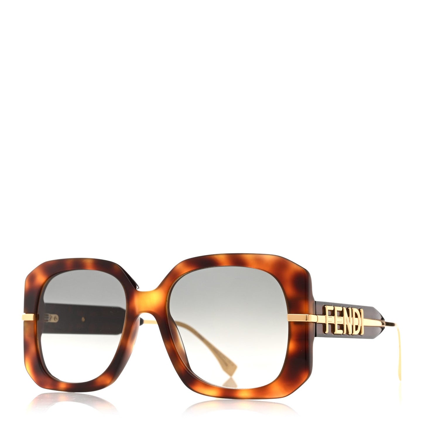 Fendi Acetate Fendigraphy Sunglasses FE40065I Tortoise