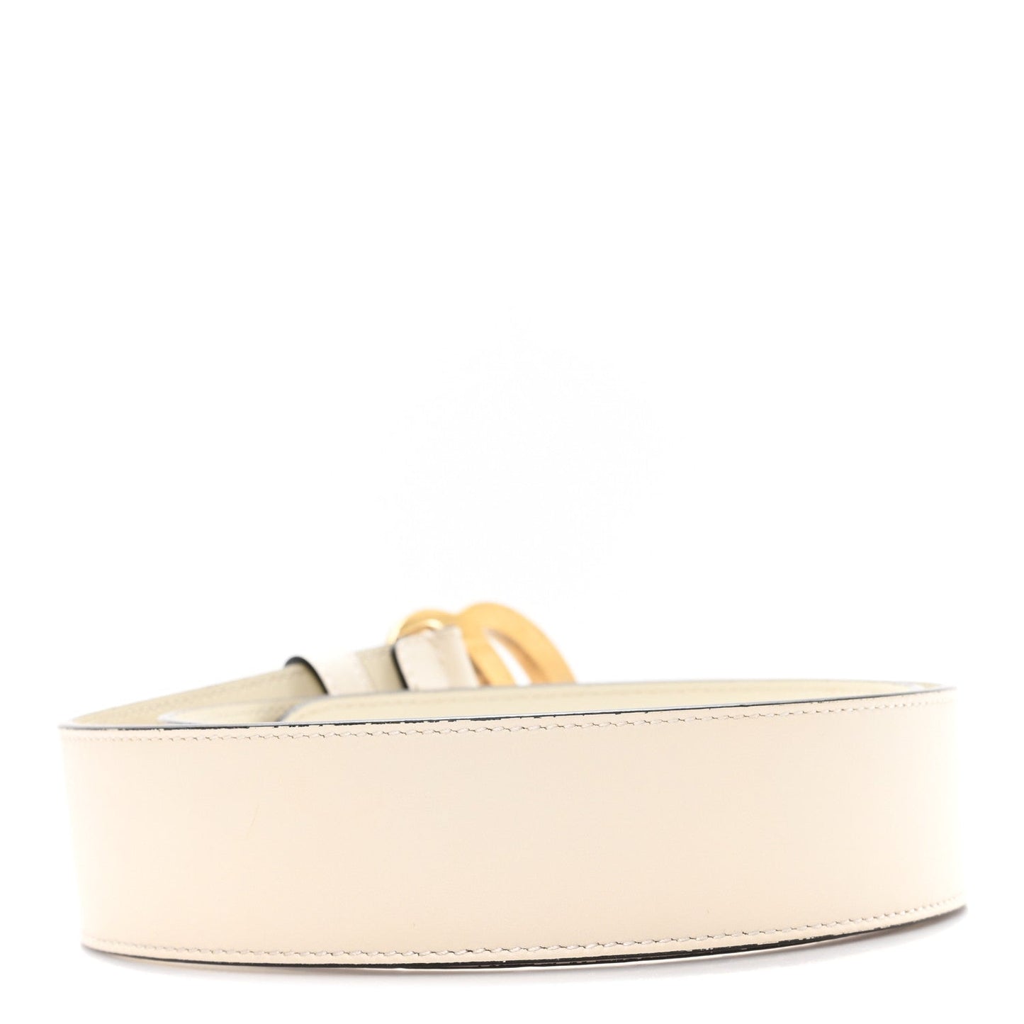 Gucci Calfskin Double G 40mm Belt 85 34 Mystic White
