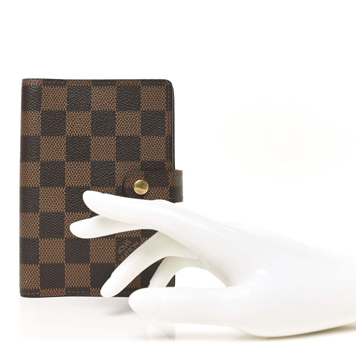 Louis Vuitton Damier Ebene Small Ring Agenda Cover