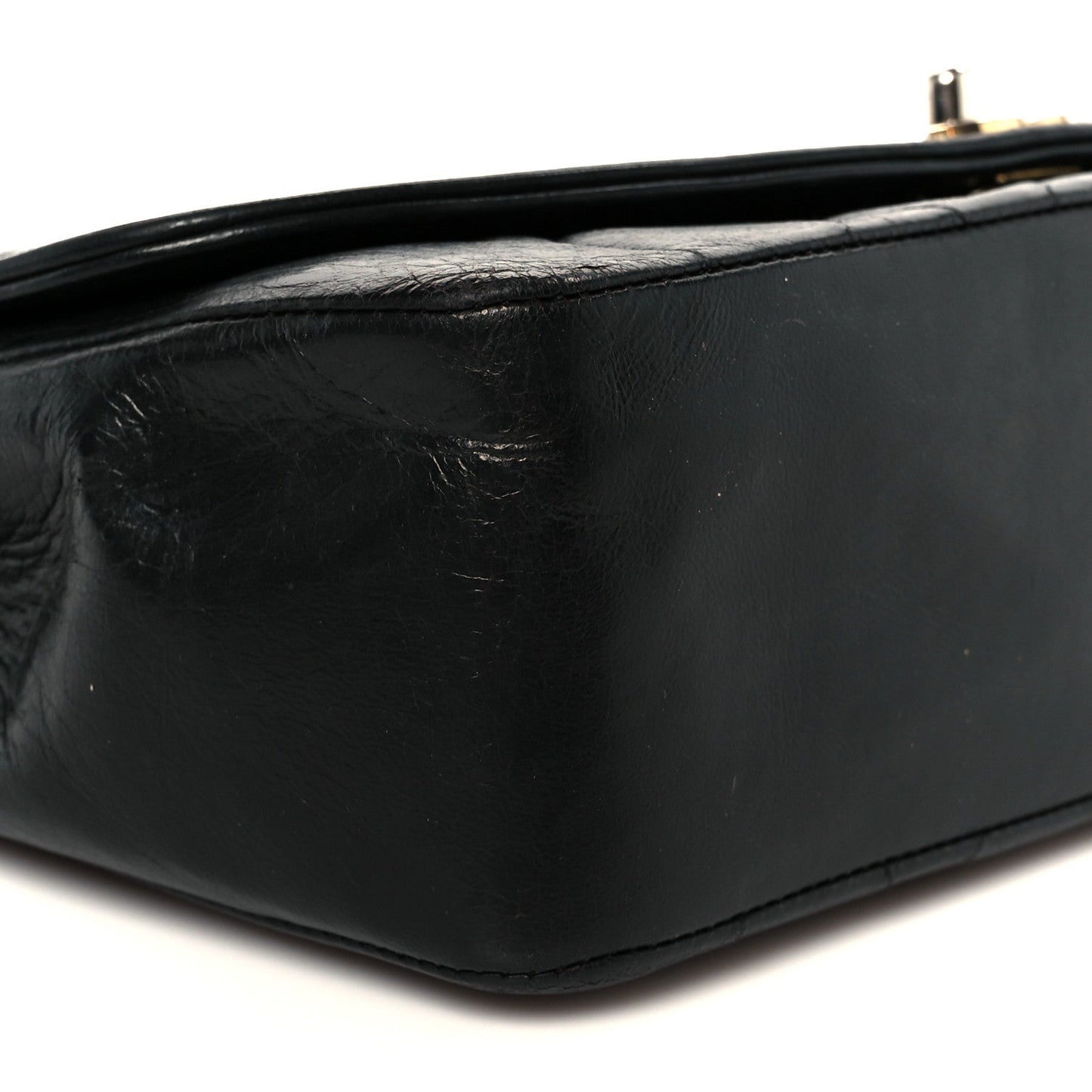 Chanel Lambskin Quilted Medium Single Flap Black