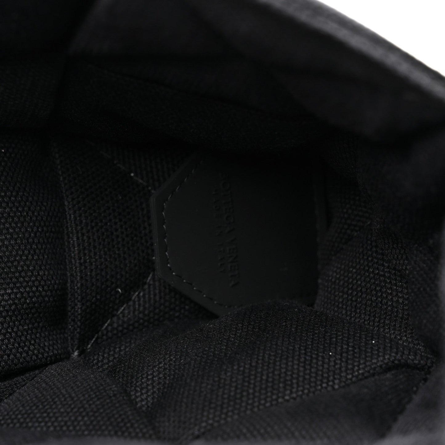 Bottega Veneta Denim Maxi Intrecciato Padded Tech Cassette Bag Black