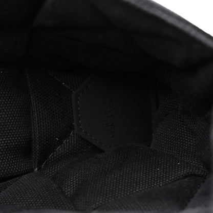 Bottega Veneta Denim Maxi Intrecciato Padded Tech Cassette Bag Black