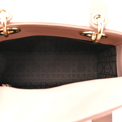 Christian Dior Lambskin Cannage Small My ABCDior Lady Dior Fard