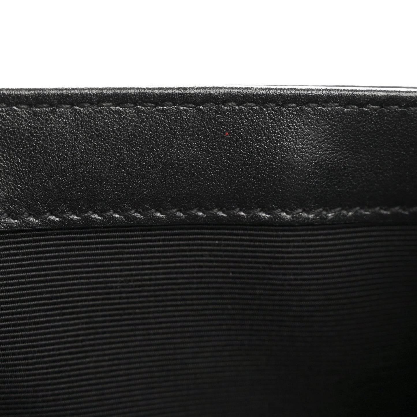 Saint Laurent Calfskin Medium Heart Bolts Monogram Kate Satchel Black