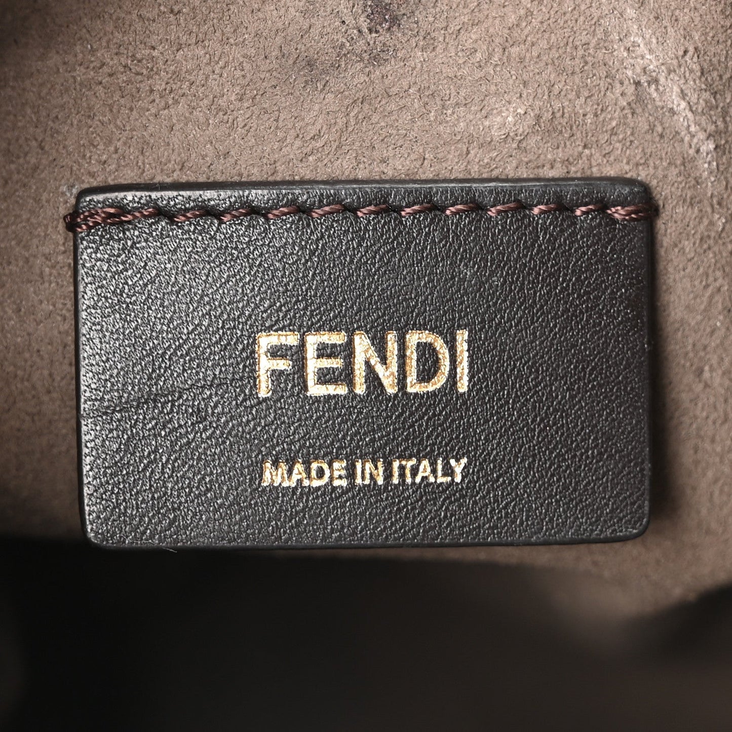 Fendi X FILA Vitello F is Fendi Mania Mini Mon Tresor Bucket Bag White
