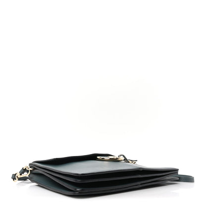 Chloe Suede Calfskin Medium Faye Shoulder Bag Cloudy Blue