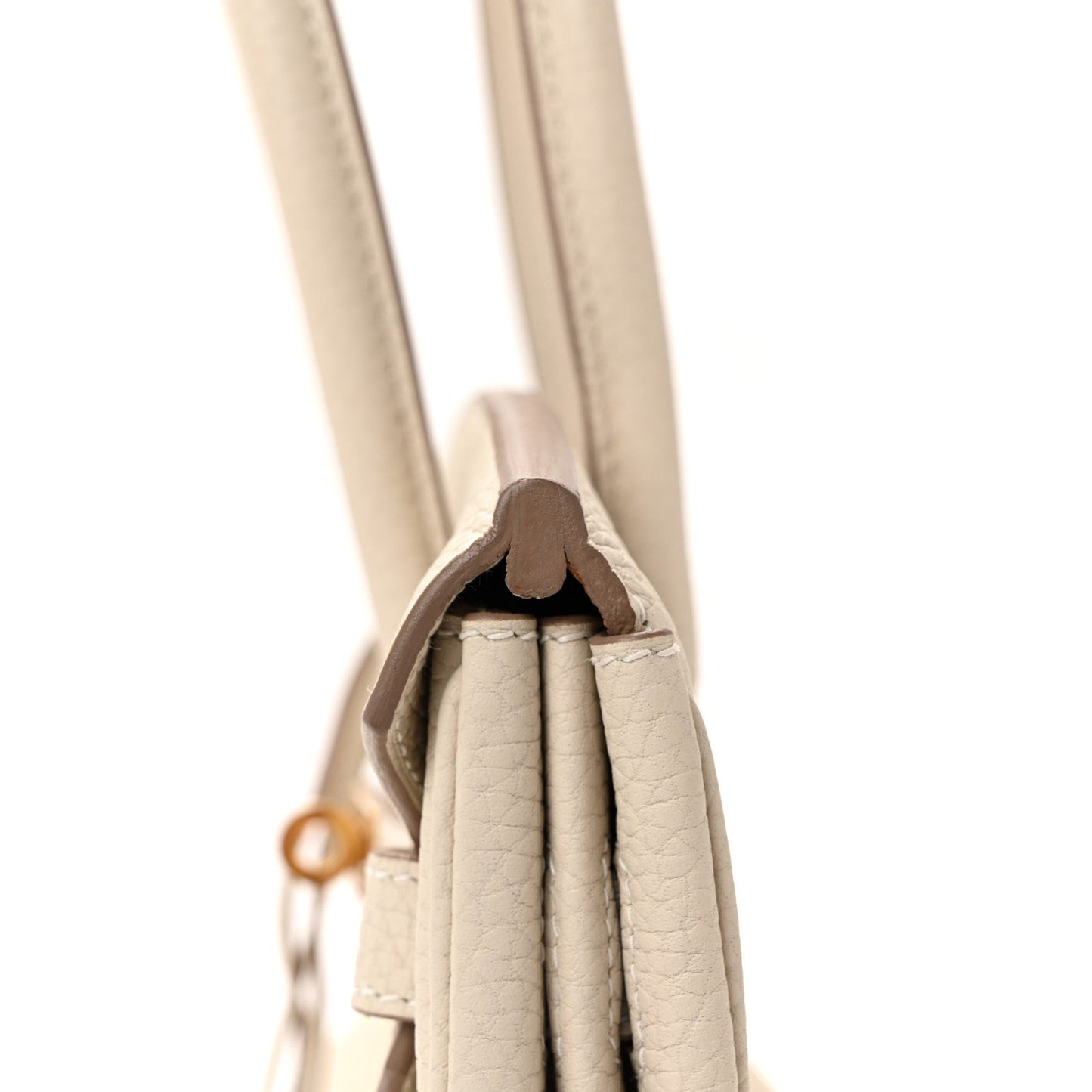 Hermes Taurillon Clemence Birkin 30 Craie