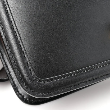 Saint Laurent Smooth Calfskin Small Solferino Satchel Black