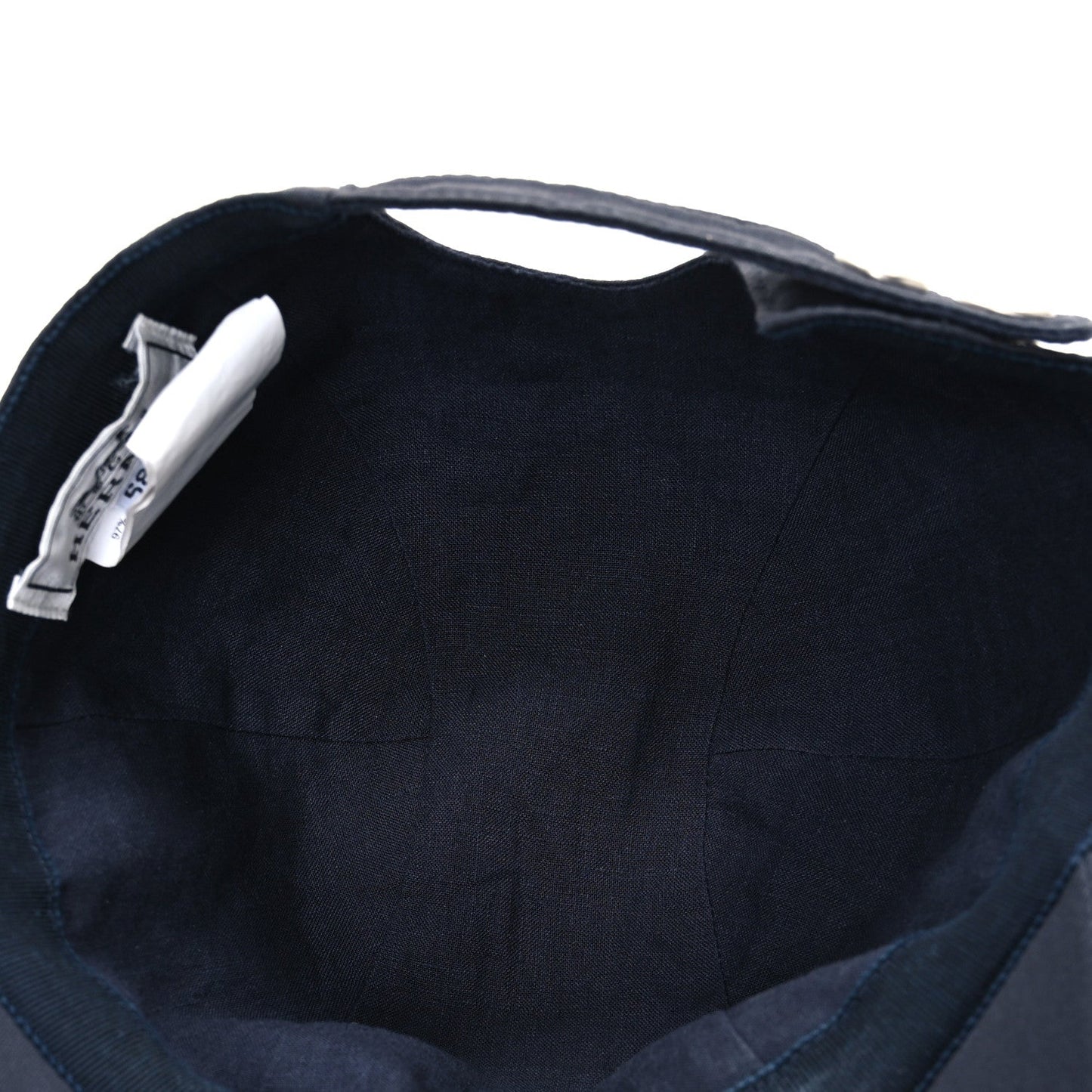 Hermes Cotton Canvas Miles H Mors Cap 58 Marine