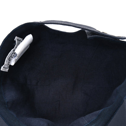 Hermes Cotton Canvas Miles H Mors Cap 58 Marine