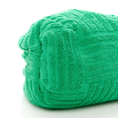 Bottega Veneta Sponge Fabric The Pouch Clutch Grass