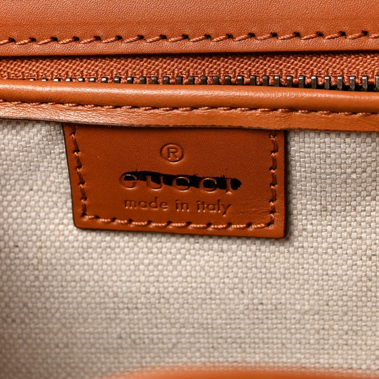 Gucci Boarded Dyana Lux Calfskin Web Small Bamboo 1947 Top Handle Bag Brown