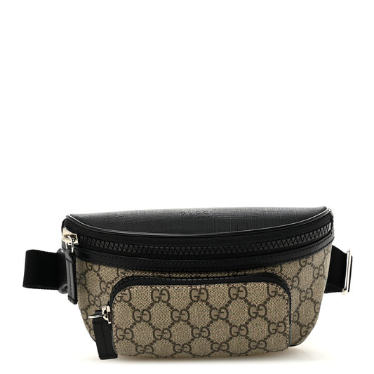 Gucci GG Supreme Monogram Belt Bag Black