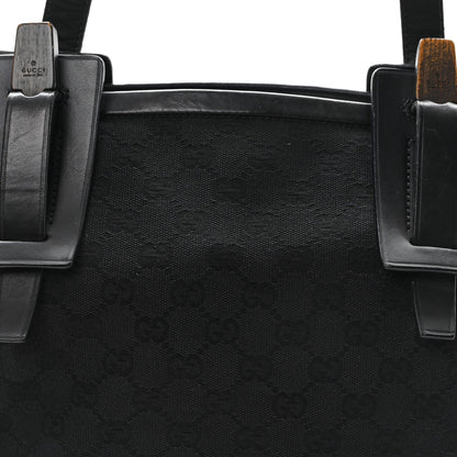 Gucci Canvas Monogram Tote Black