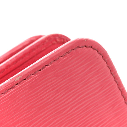Prada Vitello Move Metal Compact Wallet Peonia