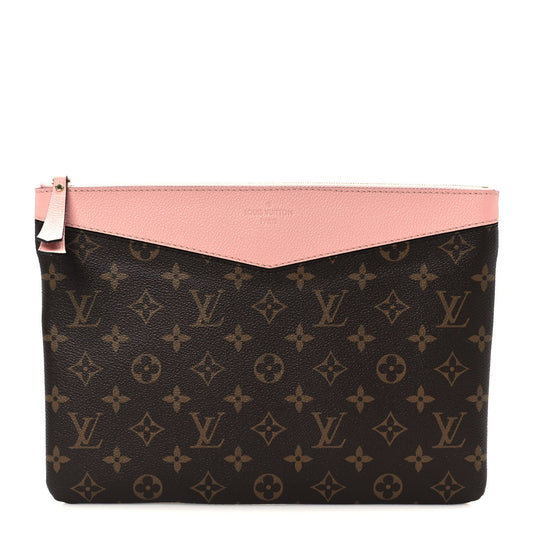 Louis Vuitton Monogram Daily Pouch Rose Poudre