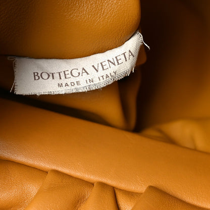 Bottega Veneta Calfskin The Pouch Chain Cammello