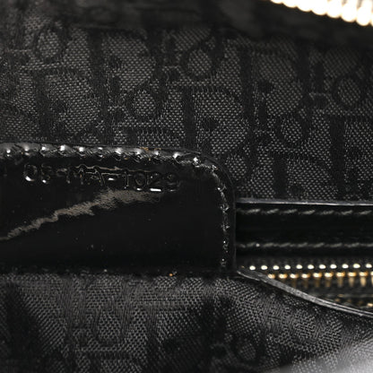 Christian Dior Patent Cannage Large Lady Dior Black