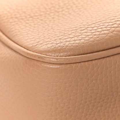 Gucci Pebbled Calfskin Small Soho Disco Bag Camelia