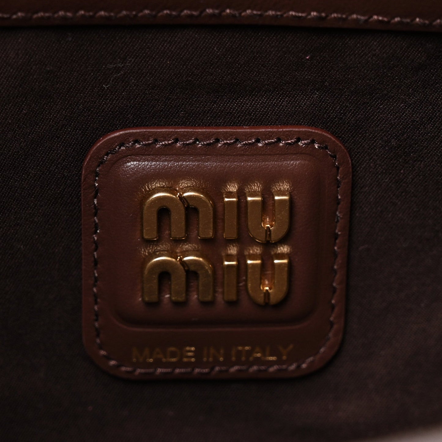 Miu Miu Calfskin Softy Piping Wander Hobo Radica