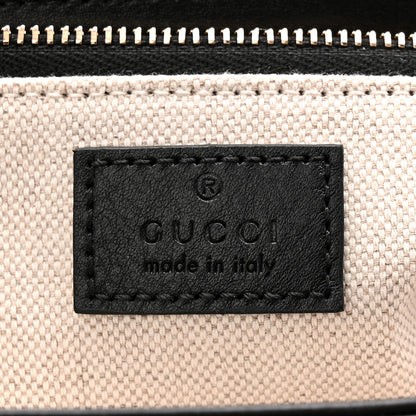 Gucci Ciny Lux Calfskin Horsebit 1955 Soft Small Shoulder Bag Black