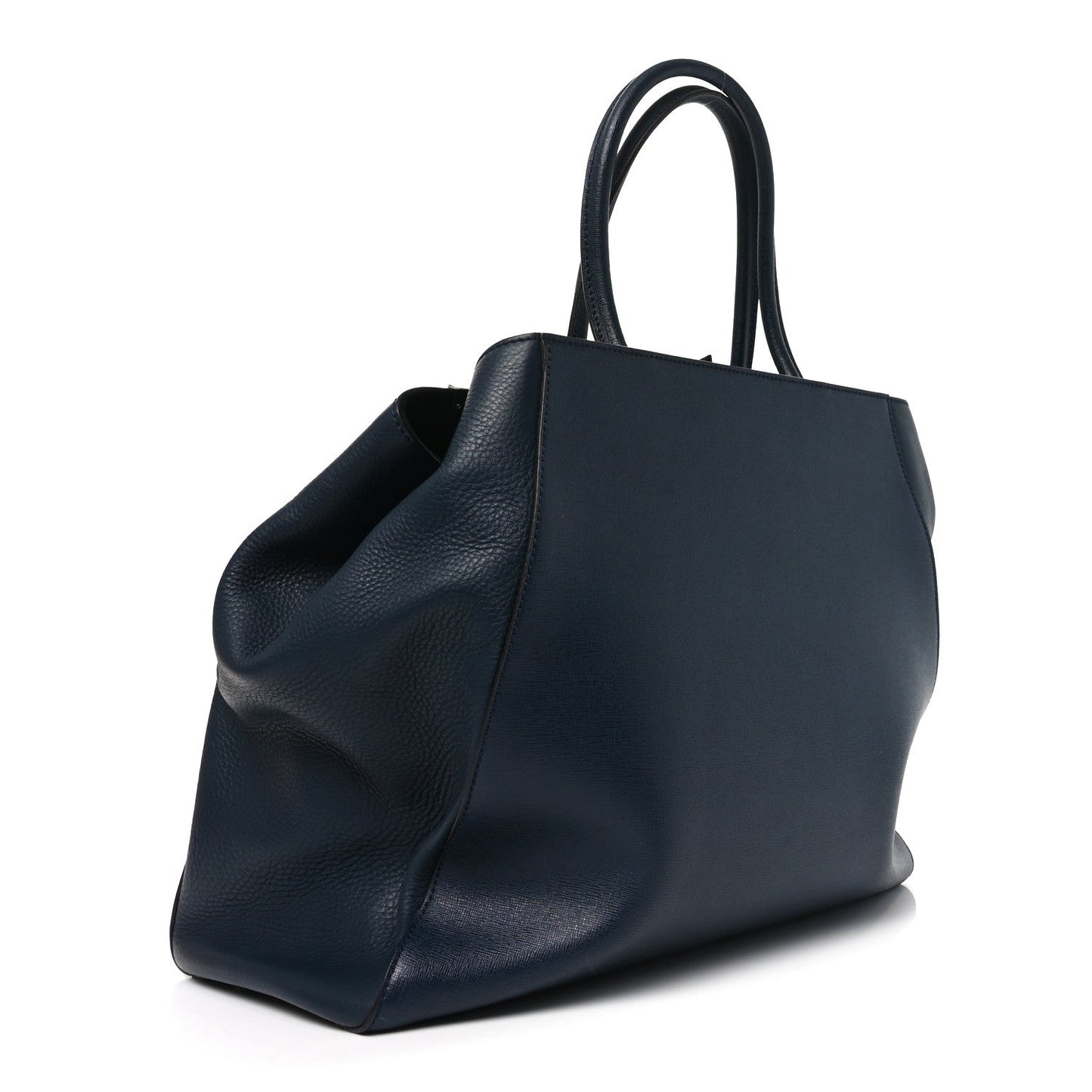 Fendi Vitello Elite Large 2Jours Tote Ametista