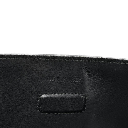 Christian Dior Grained Calfskin Large Diorever Flap Black