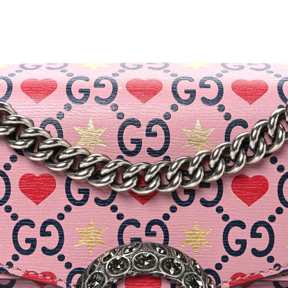 Gucci Calfskin Valentine's Day Exclusive Small Dionysus Bag Pink