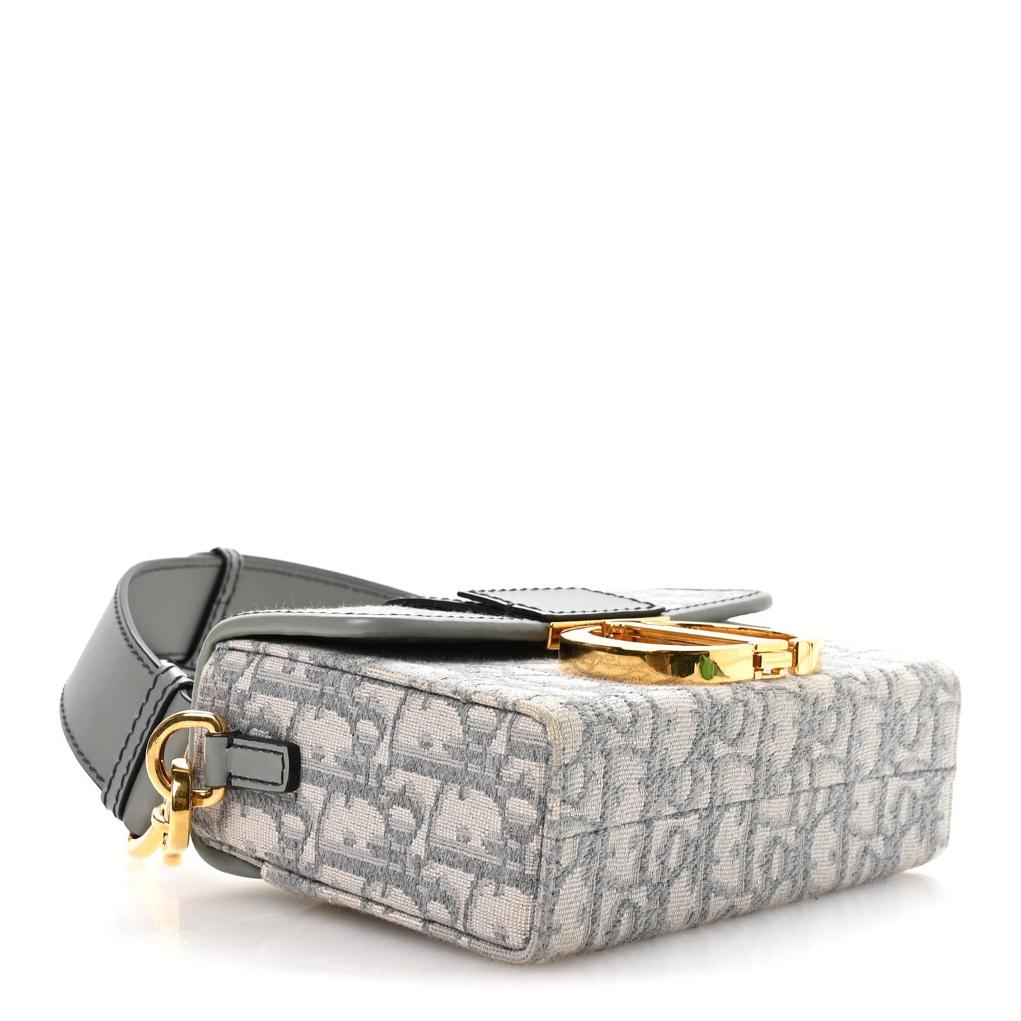 Christian Dior Oblique 30 Montaigne Box Bag Grey