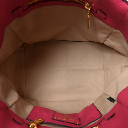 Prada Vitello Daino Shopping Tote Peonia