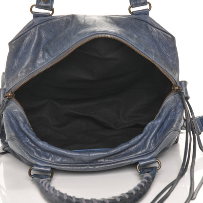 Balenciaga Chevre Classic Hardware Twiggy Indigo