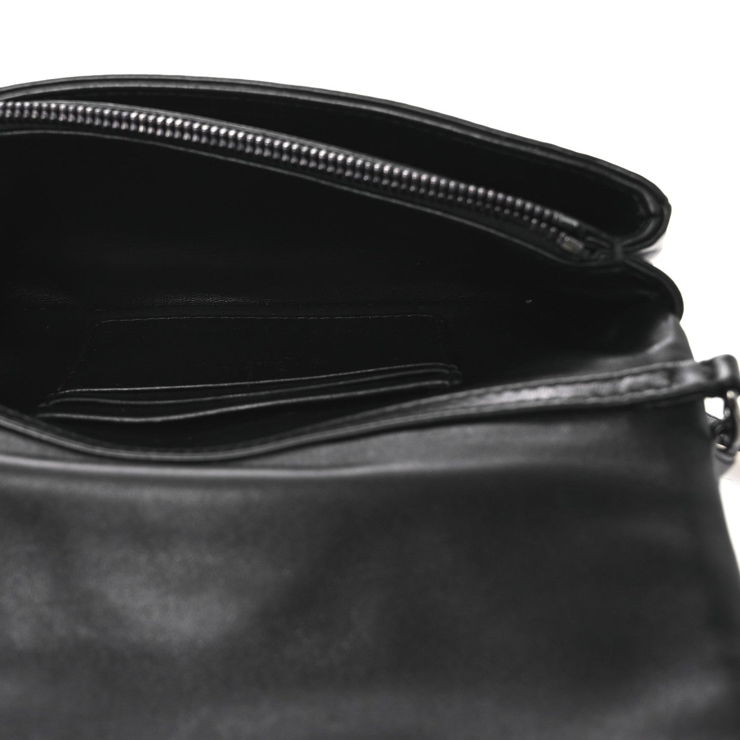 Christian Dior Calfskin Macrocannage Mini Caro Bag Black