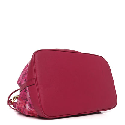 Louis Vuitton Nylon Monogram Ikat Noefull MM Rose Indien