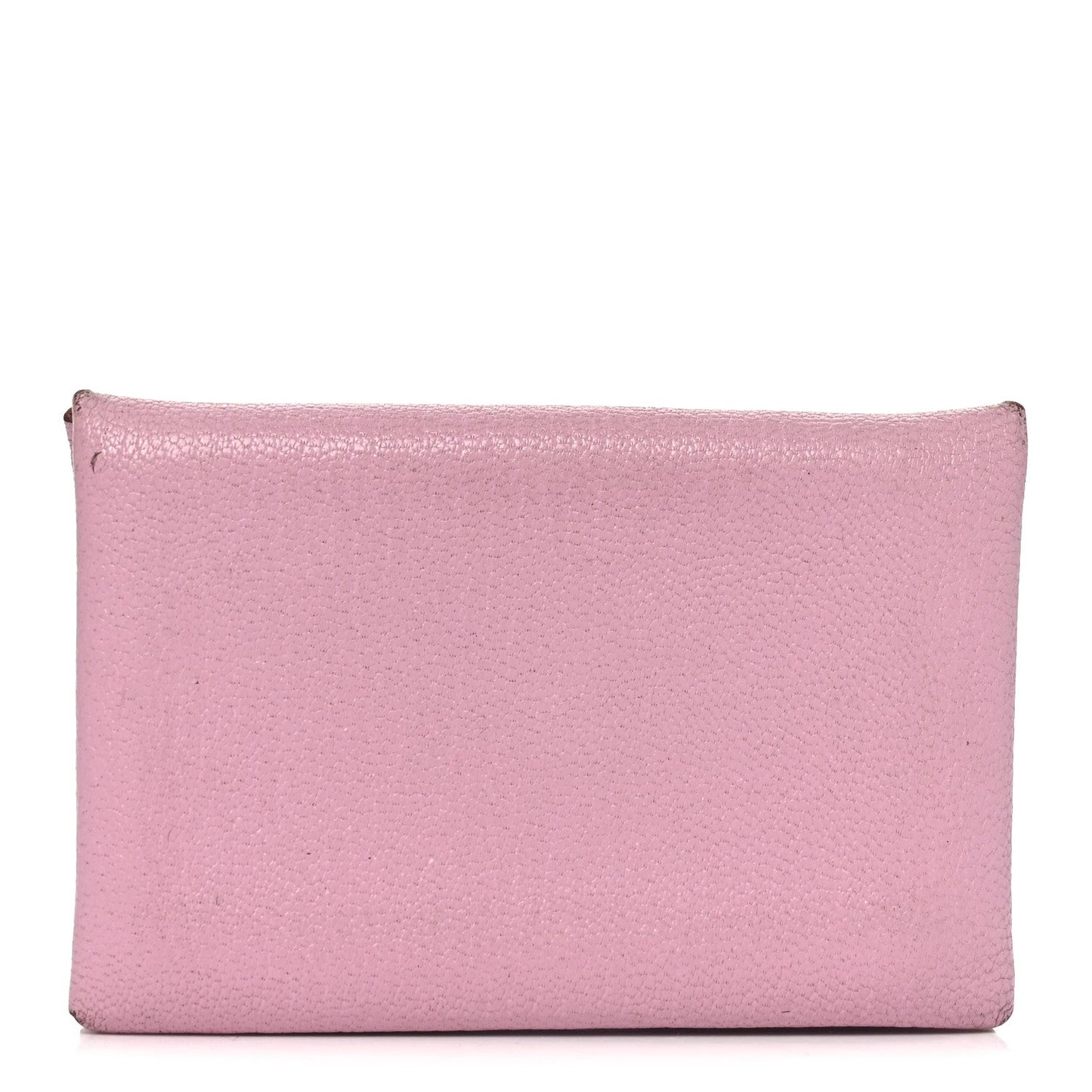 Hermes Chevre Mysore Calvi Card Case Mauve Sylvestre