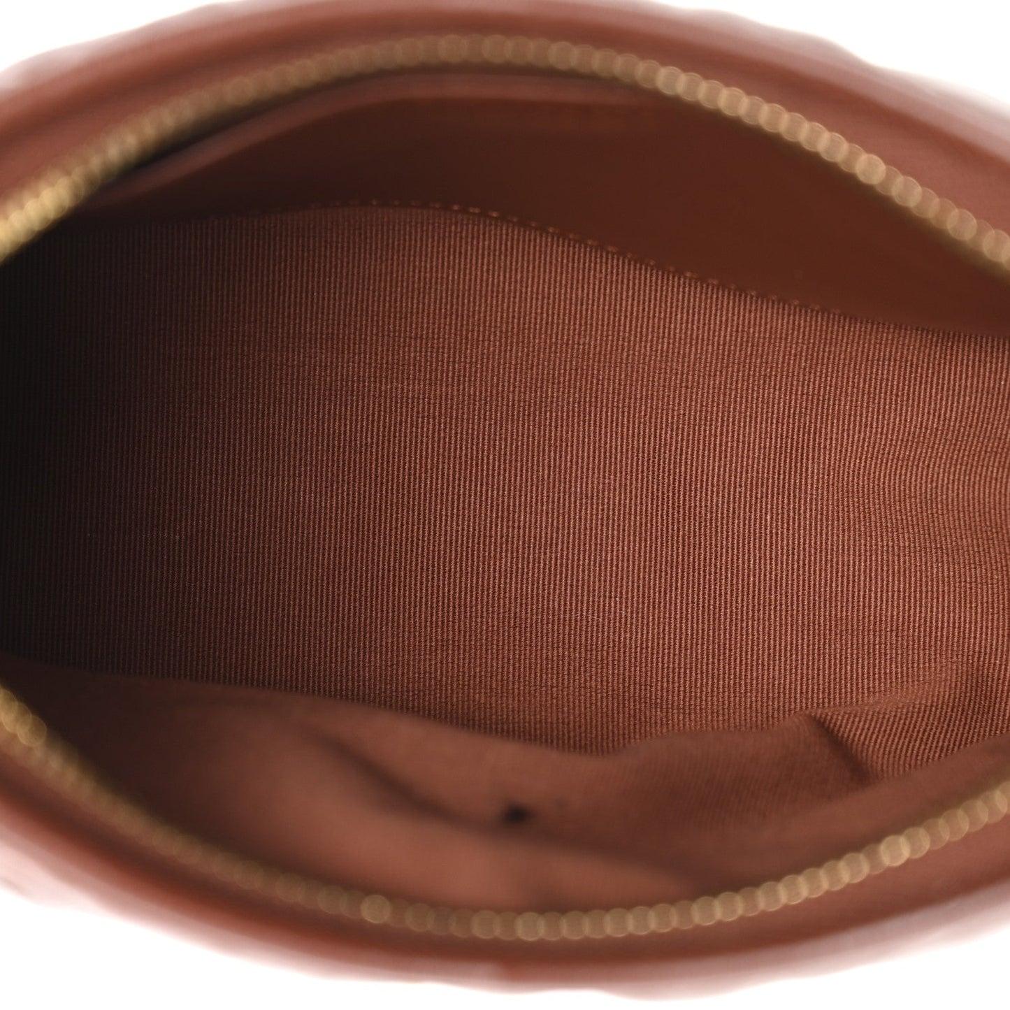 Chanel Shiny Crumpled Lambskin Quilted Small CC Funky Town Hobo Brown