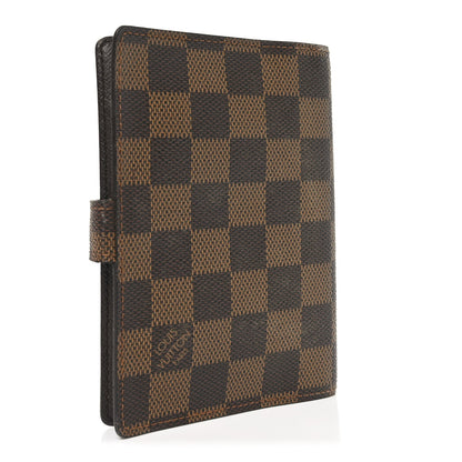 Louis Vuitton Damier Ebene Small Ring Agenda Cover