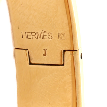 Hermes Enamel Narrow Clic Clac H Bracelet PM Orange