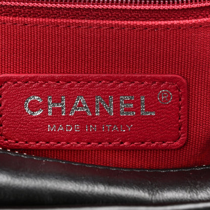 Chanel Aged Calfskin Quilted New Medium Gabrielle Hobo Black