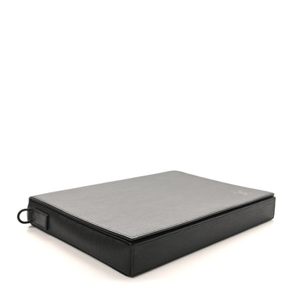 Louis Vuitton Epi Monogram Eclipse Porte Document Portfolio Black