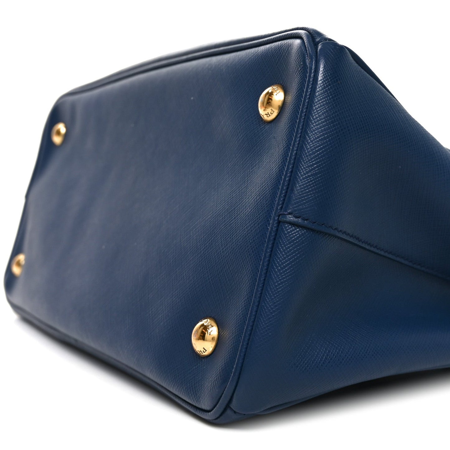 Prada Saffiano Lux Medium Tote Bluette