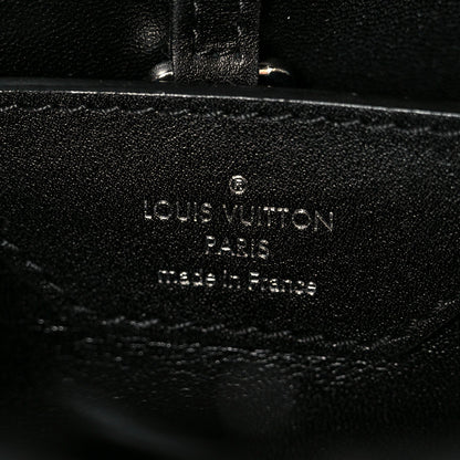 Louis Vuitton Calfskin Karung Beaded Shanghai Skyline Capucines BB Black