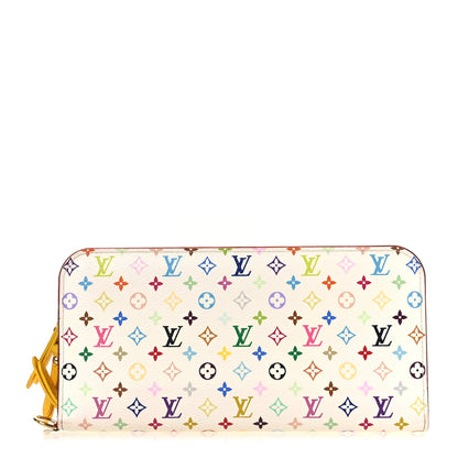Louis Vuitton Monogram Multicolor Insolite Wallet White Citron