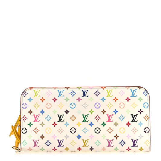 Louis Vuitton Monogram Multicolor Insolite Wallet White Citron