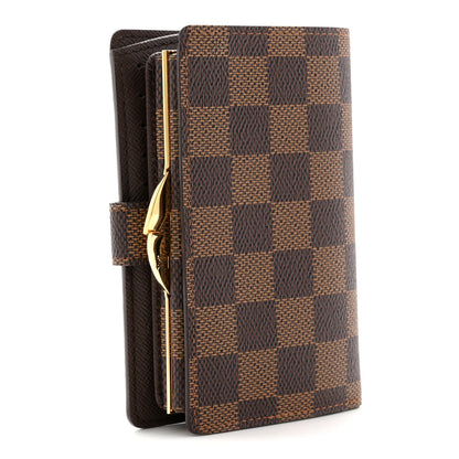 Louis Vuitton Damier Ebene French Purse Wallet