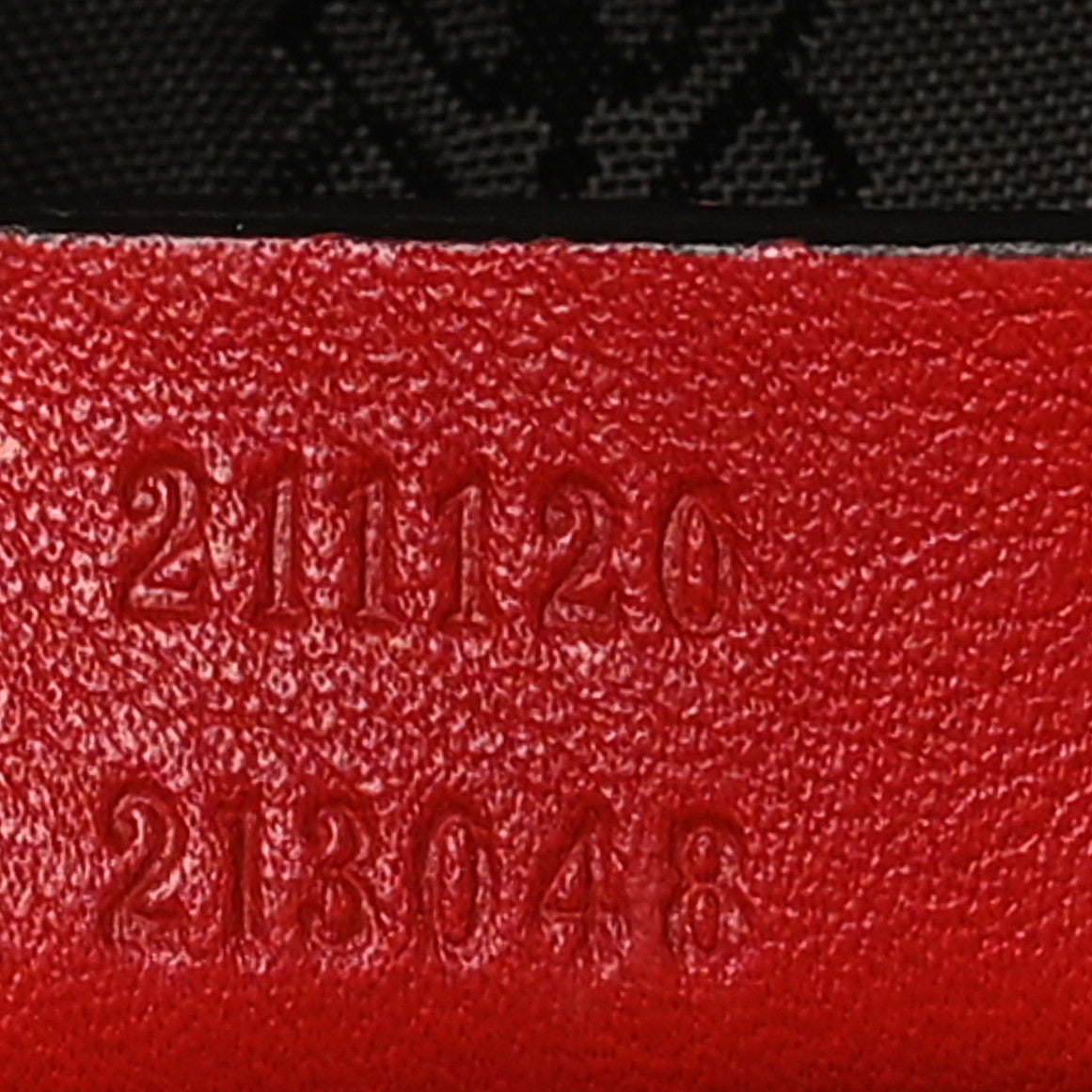 Gucci Guccissima Large Zippered Shopping Tote Red