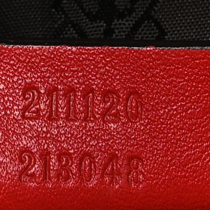 Gucci Guccissima Large Zippered Shopping Tote Red