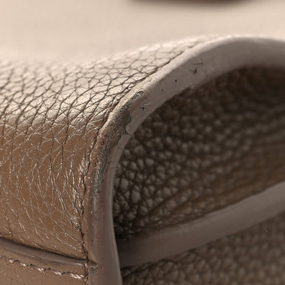 Saint Laurent Grained Calfskin Baby Sac De Jour Souple Taupe