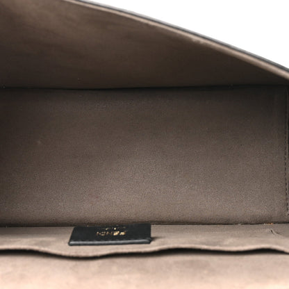 Fendi Vitello Century Opaco F is Fendi Kan I Shoulder Bag Blu Scuro