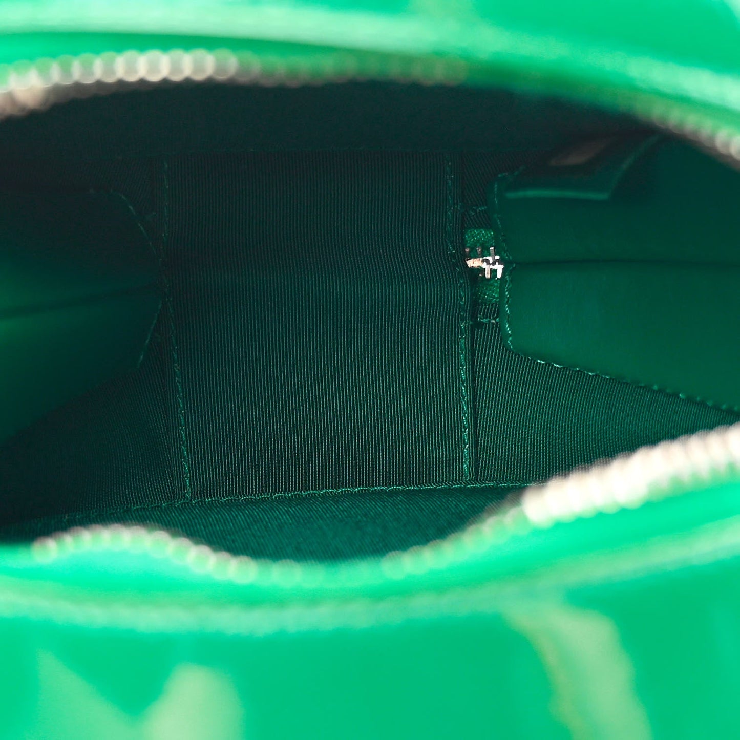 Chanel Glazed Calfskin Round As Earth Evening Bag Green